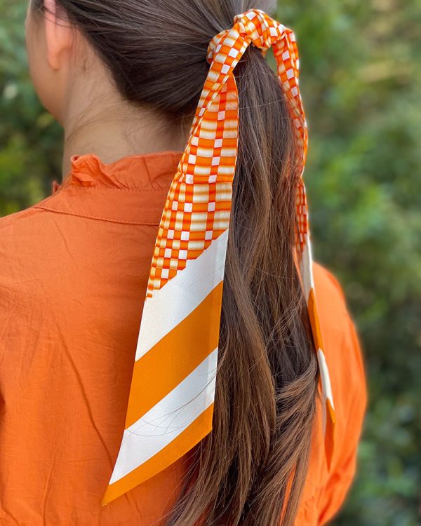 Checkerboard Twilly Scarf Online