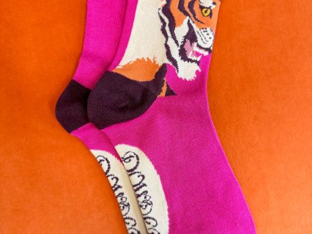 Thrill of the Tiger Ankle Socks on Sale