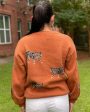 Tiger Walk Sweater - Rust Hot on Sale