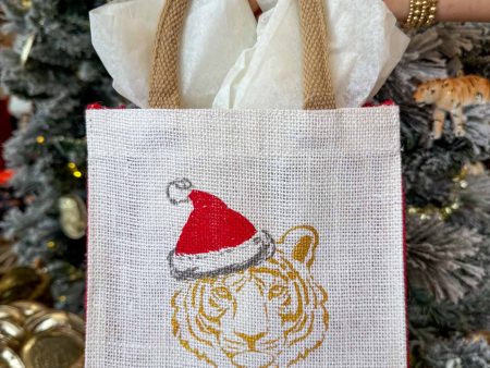 Tiger Santa Petite Gift Tote Supply