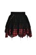 Widow Lace Plaid Skirt by Dark In Love on Sale