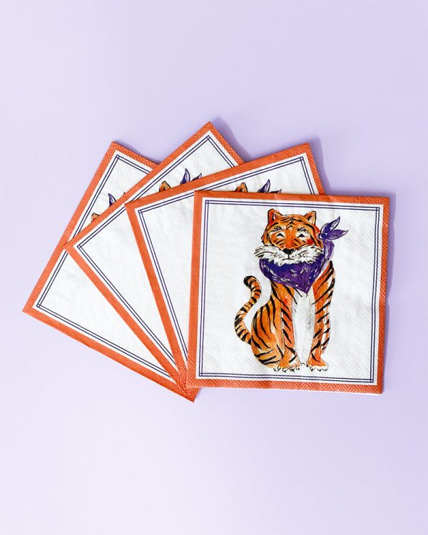 Tiger Pride Cocktail Napkins Supply