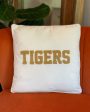 Tigers Embroidered Pillow Cheap