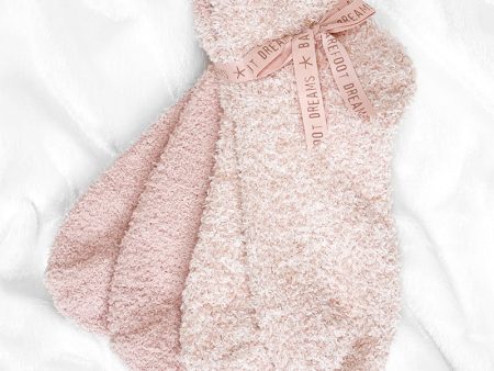 Barefoot Dreams CozyChic 2 Pair Tennis Sock Set - Dusty Rose Online Sale