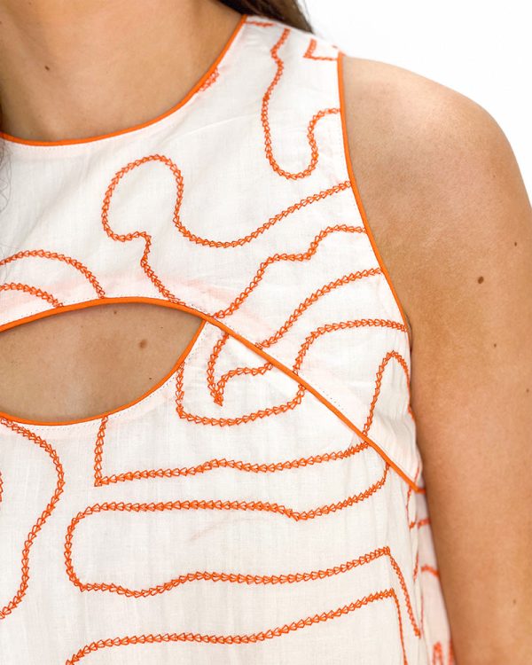 Ciebon Orange Blossom Sleeveless Top Supply