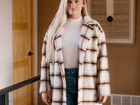 Emily Long Coat | Ivory Hot on Sale