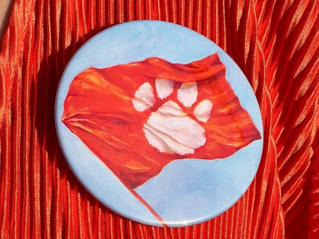 Tiger Flag Game Day Button Hot on Sale