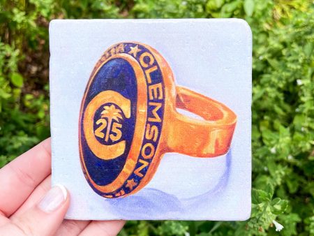 Clemson Ring Coaster - 2025 Online