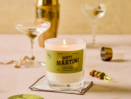 Rewined Dirty Martini Candle Hot on Sale