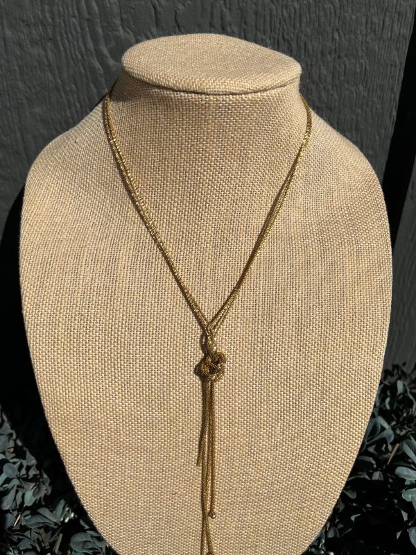 Fringe Lariat Necklace Online Sale