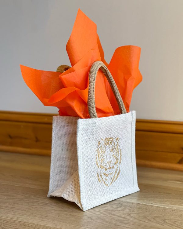 Tiger Petite Gift Tote - Gold Discount