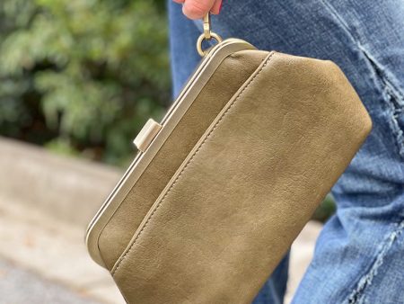 Vivie Convertible Crossbody Wristlet - Olive Online