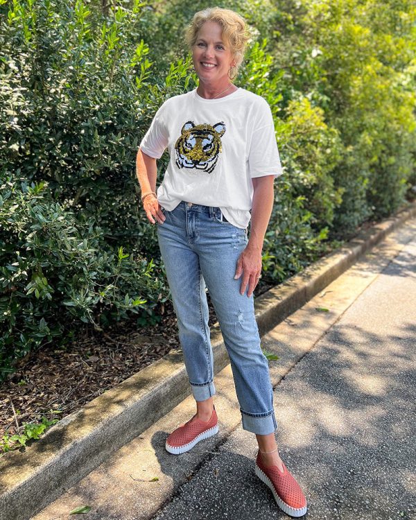 Two-Way Sequin Tiger Tee Supply