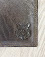 Tiger Leather Embossed Luggage Tag For Discount