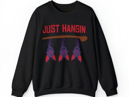 Just Hangin  Bats Crewneck Sweatshirt Top by The Dark Side of Fashion Online Sale