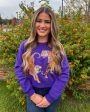 Tiger Love Sweatshirt - Purple Discount