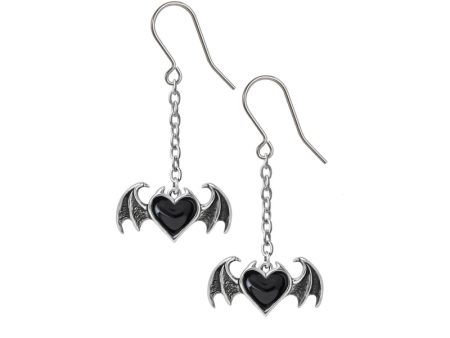 Black Soul Dropper Earrings by Alchemy Gothic Discount