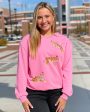 Santa Tigers Sweatshirt - Pink Supply