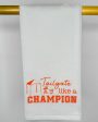 Tailgate Like a Champion Hand Towel Hot on Sale