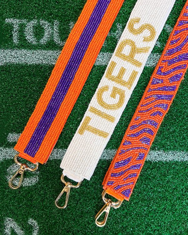 Clemson Beaded Purse Strap For Sale