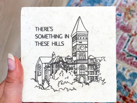 There s Something in these Hills Stone Coaster on Sale