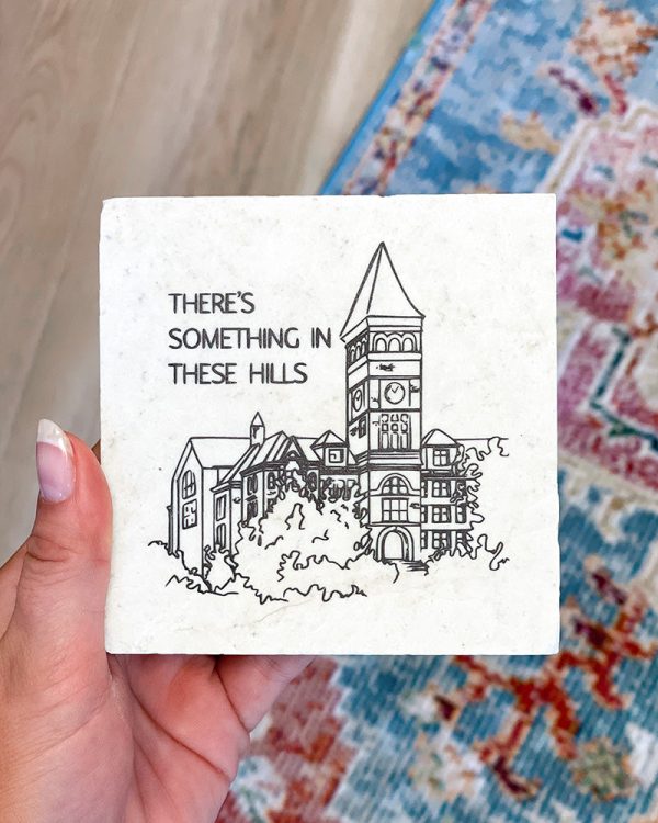 There s Something in these Hills Stone Coaster on Sale