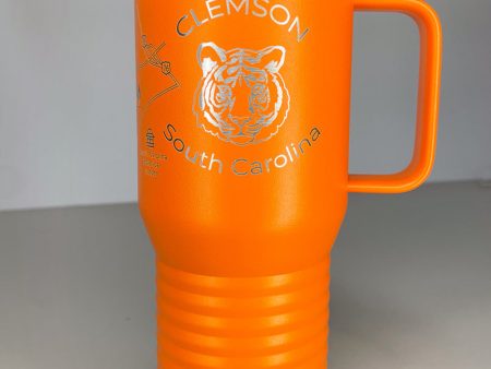 Clemson Map Insulated Travel Mug For Discount