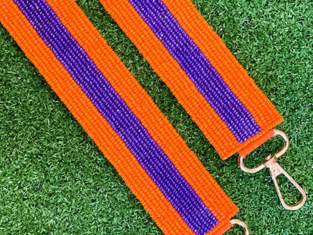 Clemson Beaded Purse Strap For Sale