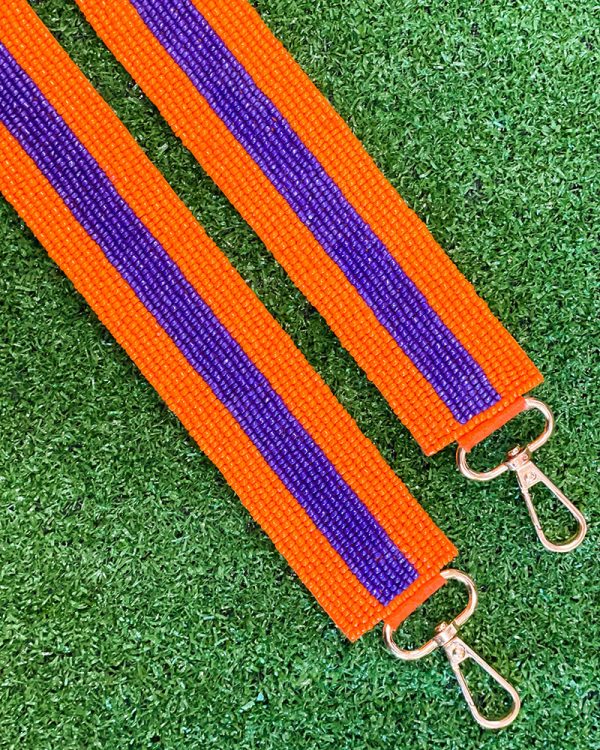 Clemson Beaded Purse Strap For Sale