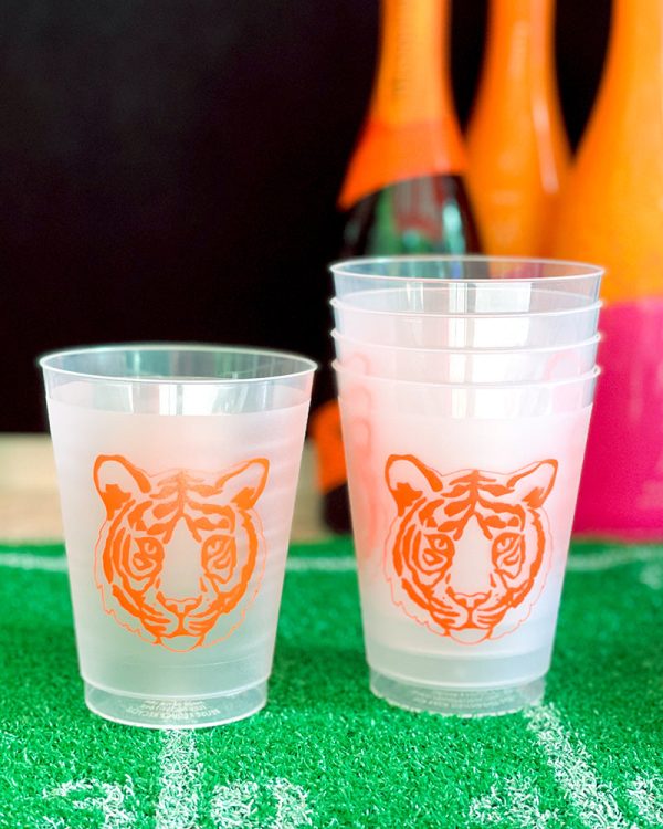 Tiger Party Cups - Orange Online