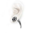 Tomb Skull Horn Earring by Alchemy Gothic Online