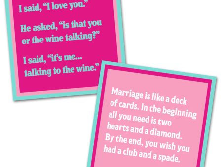 Napkin: Wine Talking Marriage on Sale