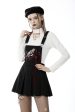 Crimson Death Skull Overall Dress by Dark In Love Online now