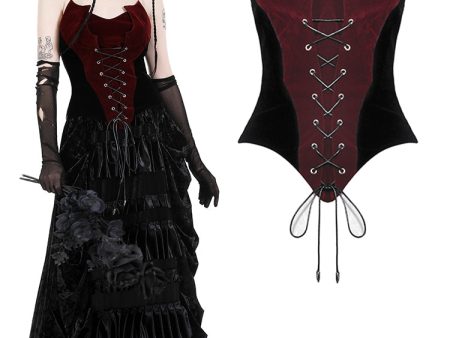 Batty Solitude Corset Top by Dark In Love Online now