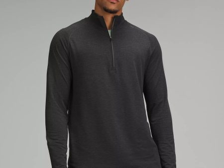 Men s Metal Vent Tech Half Zip | Graphite Grey Black on Sale