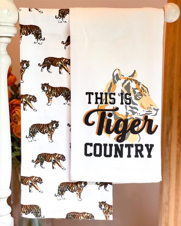 Tiger Country Hand Towel Set Online now