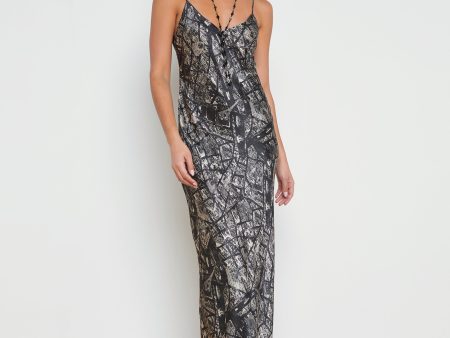 Serita Maxi V-Neck Bias Dress For Cheap