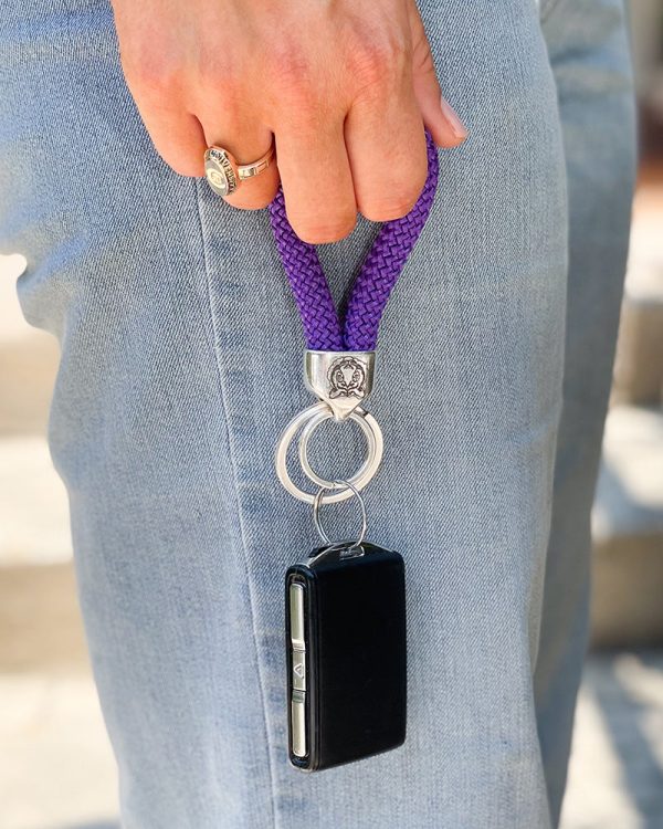 Tiger Rope Key Chain - Purple Hot on Sale