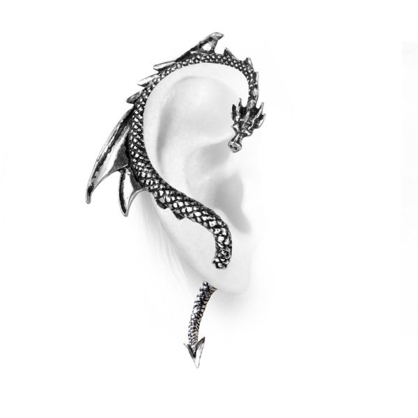 The Dragon s Lure Ear-Wrap by Alchemy Gothic Hot on Sale