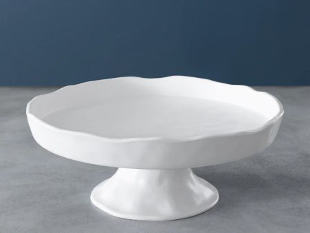 VIDA Nube Round Pedestal Cake Plate (White) Cheap