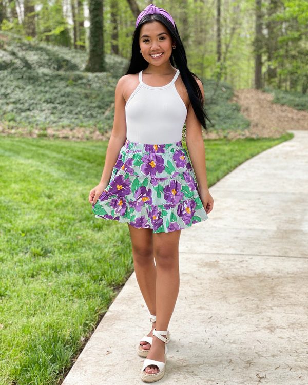 Wildflower Tiered Skirt Cheap