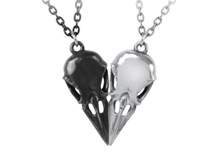 Coeur Pendant Necklace Pair by Alchemy Gothic Online Hot Sale