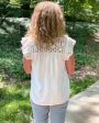 Cassidy Linen Blouse - White on Sale