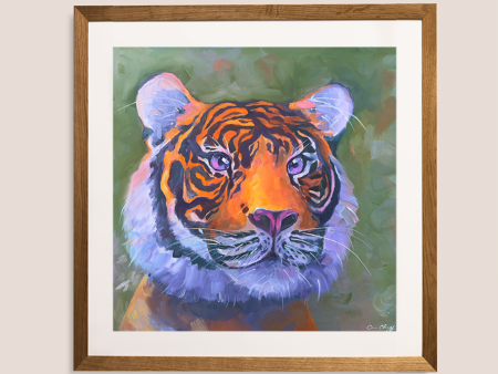 Bold Tiger Print by Cherry Day Art - Large Online