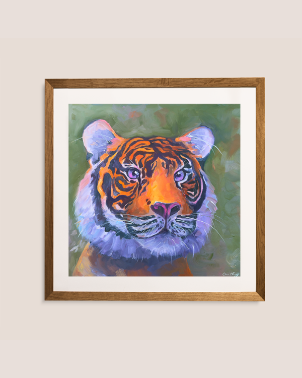 Bold Tiger Print by Cherry Day Art - Large Online