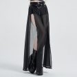 No Time For Sorrow Sheer Skirt by Punk Rave Online now