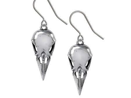 Coeur Crane Earrings by Alchemy Gothic Discount