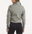 UNRL LuxBreak Half Zip Pullover | Eucalyptus Online Sale