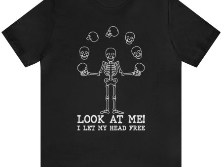 I Let My Head Free Skeleton Top by The Dark Side of Fashion Discount