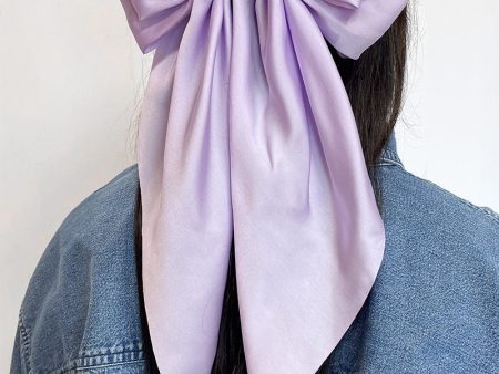 Butterfly Bow Hair Clip - Purple Fashion